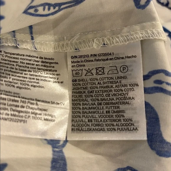 H&M Seashell Dress with Flared Skirt Size Small NWT NEW - Picture 10 of 12